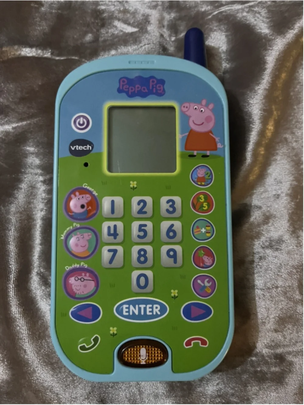 V-tech Peppa Pig Lets Chat Learning Phone Pretend Play Phone Education Toy